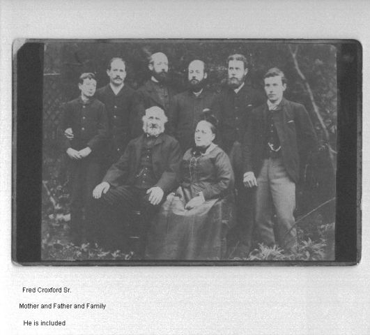 Fred Croxford Mother Father Family