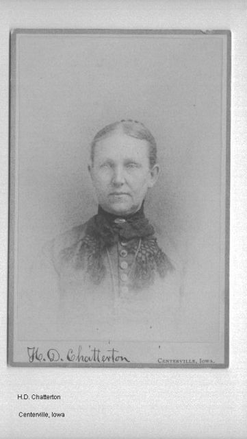 H D Chatterton Centerville, Iowa