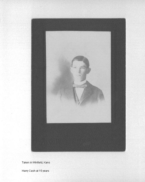 Harry Cash, 15yrs Winfield, Kans.